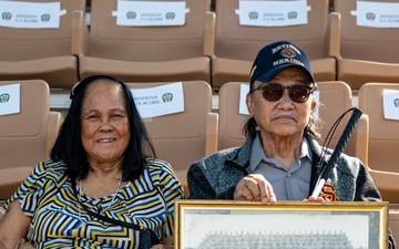 Vietnam veterans attend V34 Battle Colors Rededication and Centennial Ceremony