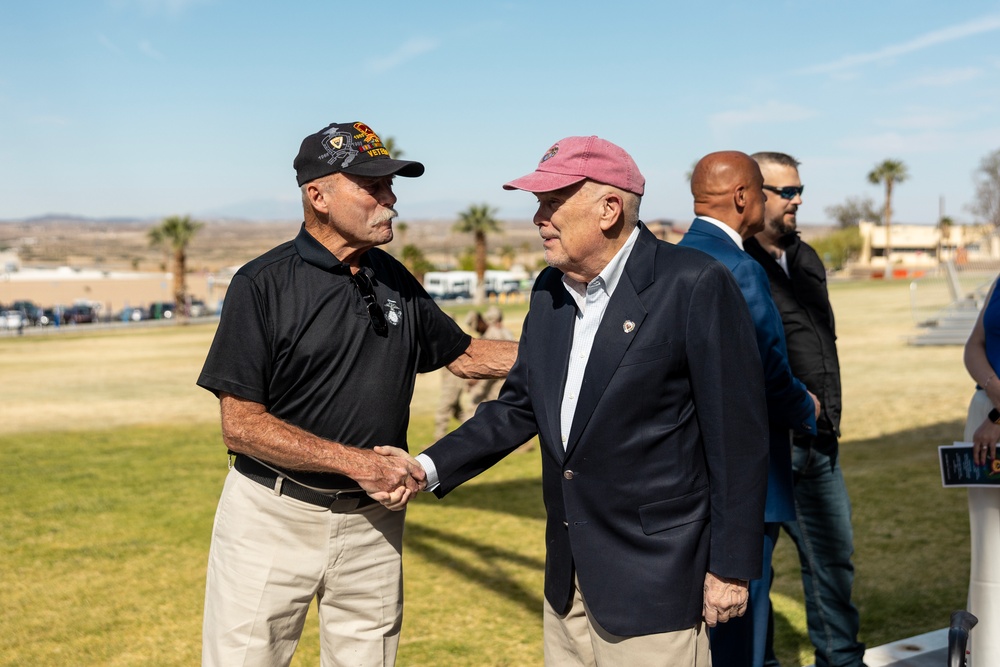 Vietnam veterans attend V34 Battle Colors Rededication and Centennial Ceremony
