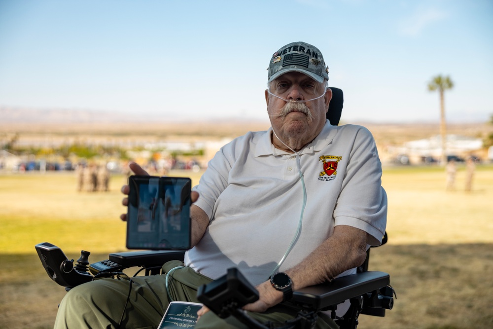 Vietnam veterans attend V34 Battle Colors Rededication and Centennial Ceremony