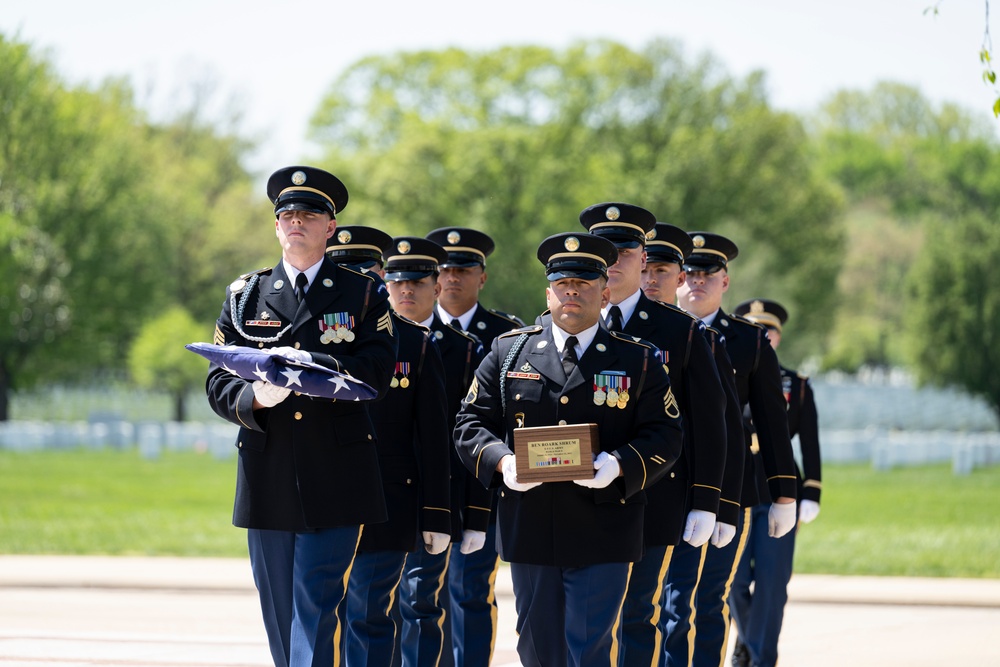 Military Funeral Honors are Conducted for U.S. Army Tech. 5th Grade Ben Shrum