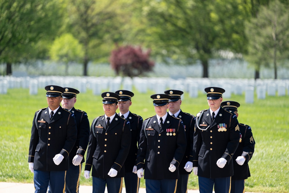 Military Funeral Honors are Conducted for U.S. Army Tech. 5th Grade Ben Shrum