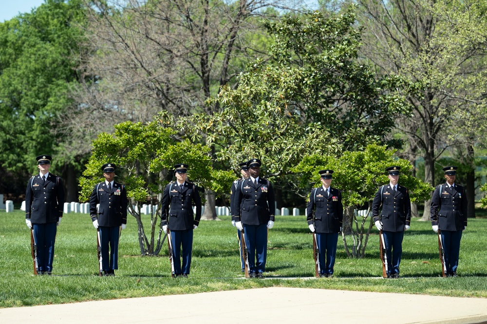 Military Funeral Honors are Conducted for U.S. Army Tech. 5th Grade Ben Shrum