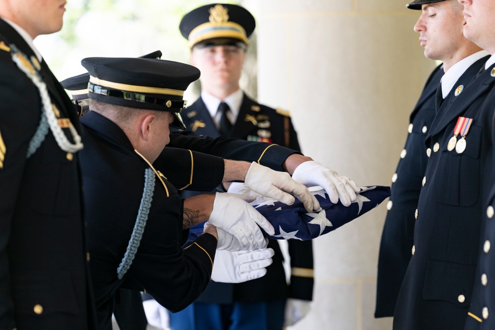 Military Funeral Honors are Conducted for U.S. Army Tech. 5th Grade Ben Shrum