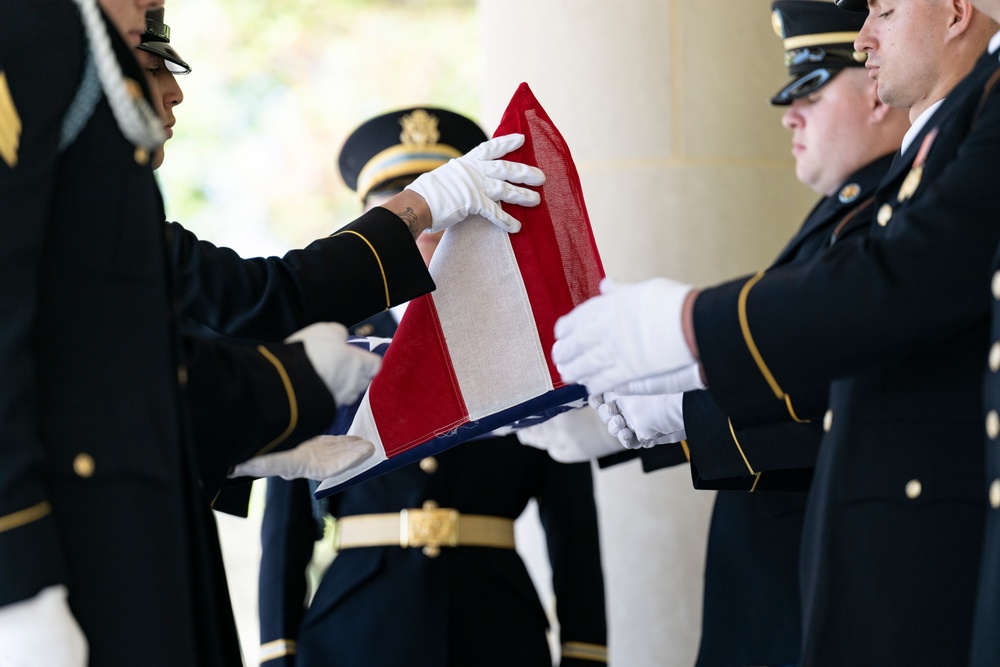 Military Funeral Honors are Conducted for U.S. Army Tech. 5th Grade Ben Shrum