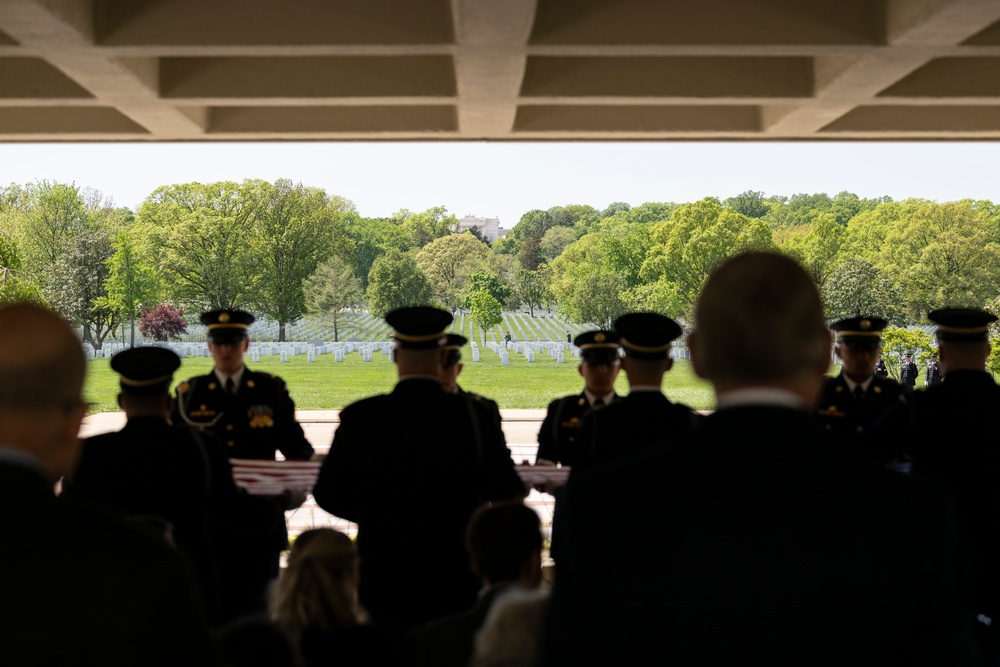 Military Funeral Honors are Conducted for U.S. Army Tech. 5th Grade Ben Shrum