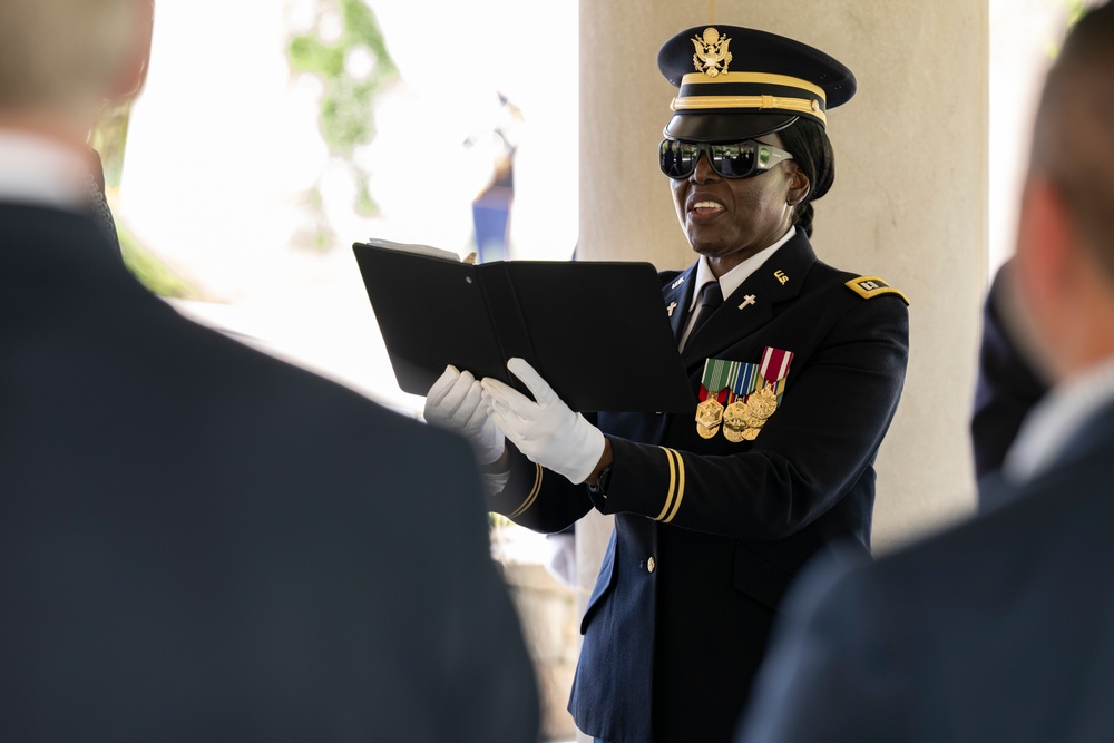 Military Funeral Honors are Conducted for U.S. Army Tech. 5th Grade Ben Shrum