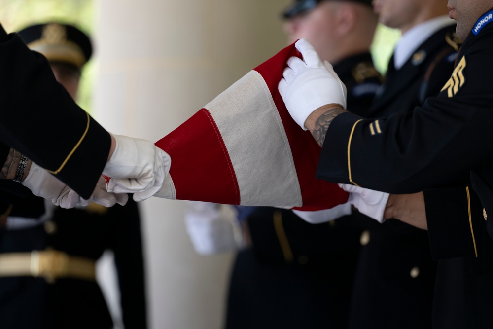 Military Funeral Honors are Conducted for U.S. Army Tech. 5th Grade Ben Shrum