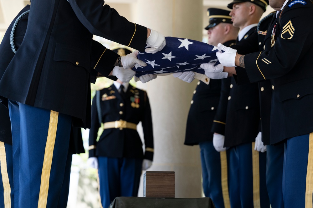 Military Funeral Honors are Conducted for U.S. Army Tech. 5th Grade Ben Shrum