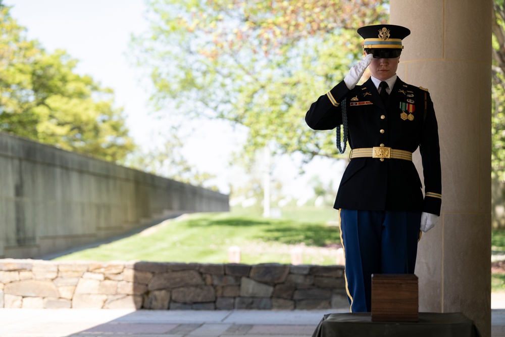 Military Funeral Honors are Conducted for U.S. Army Tech. 5th Grade Ben Shrum