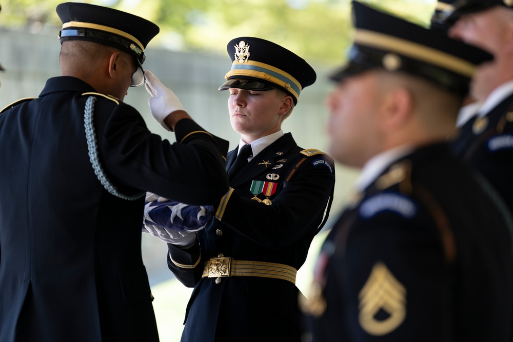 Military Funeral Honors are Conducted for U.S. Army Tech. 5th Grade Ben Shrum