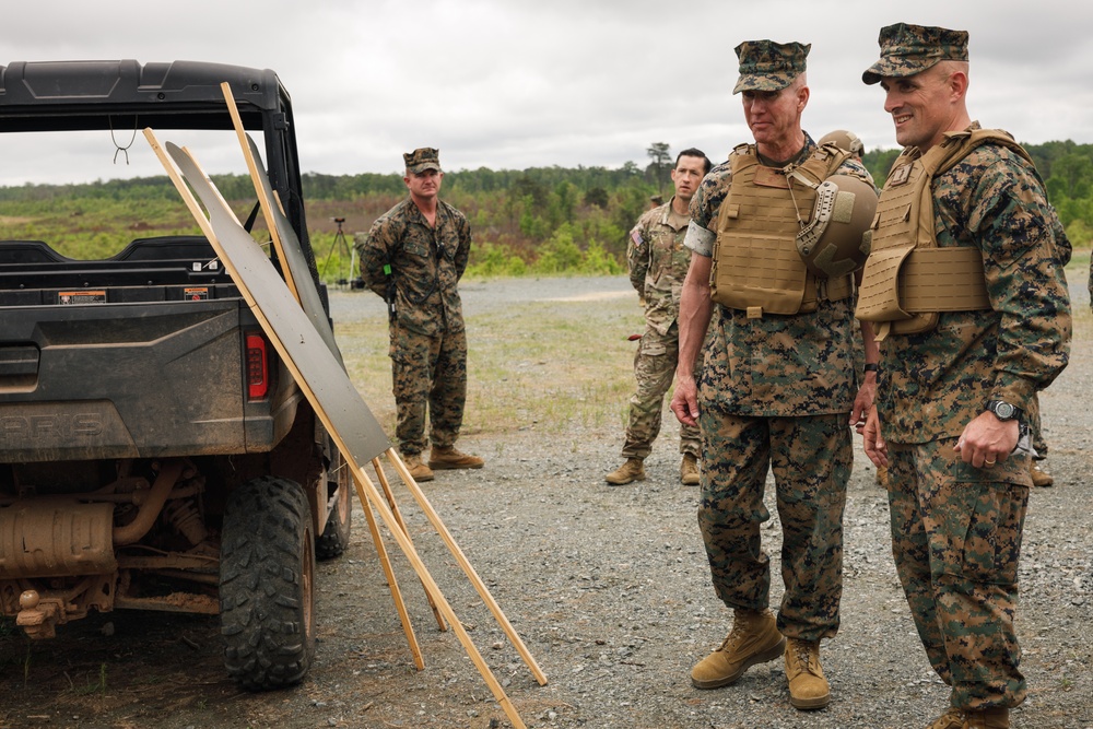 Commandant, Gen. Eric M. Smith, Visits Marine Corps Attack Drone Team