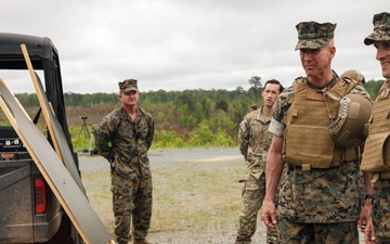 Commandant, Gen. Eric M. Smith, Visits Marine Corps Attack Drone Team