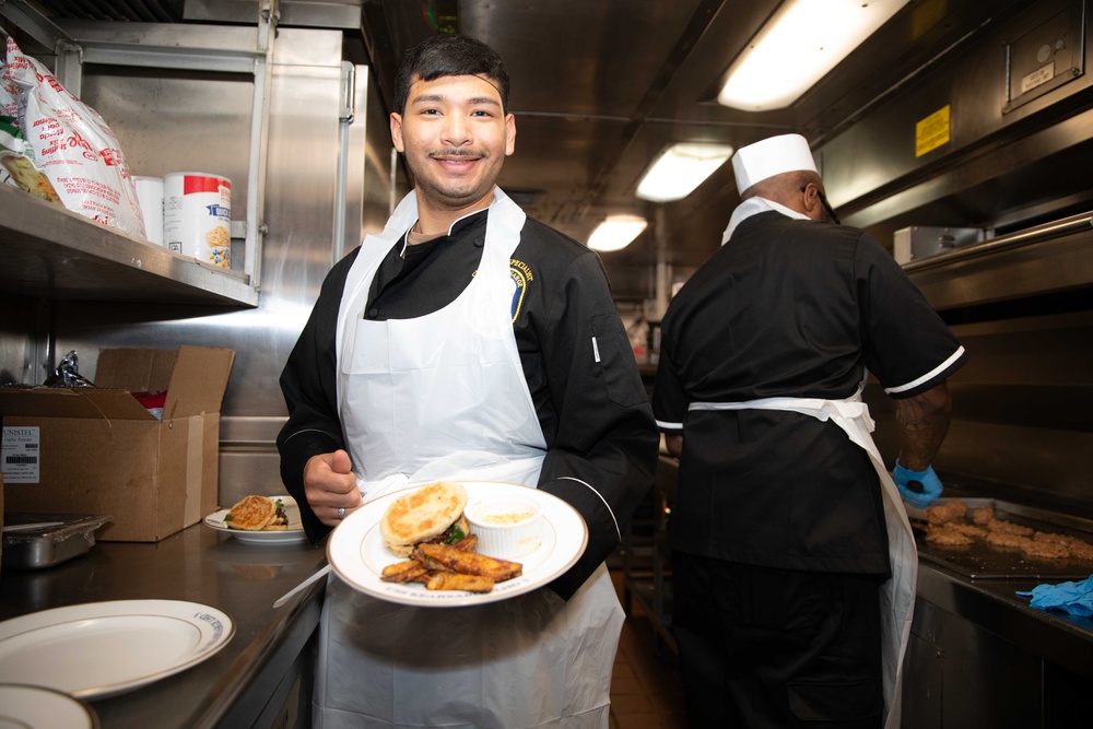 KEARSARGE PARTICIPATES IN BURGER COMPETITION