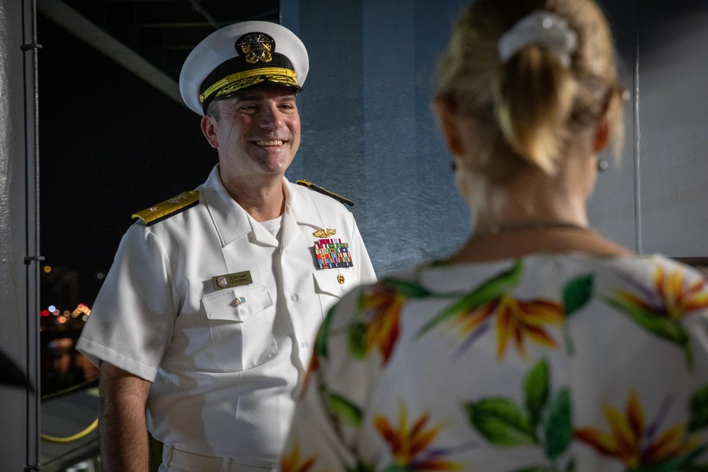 U.S. 7th Fleet Hosts a Big Top Reception Aboard USS Blue Ridge (LCC 19) in Fiji