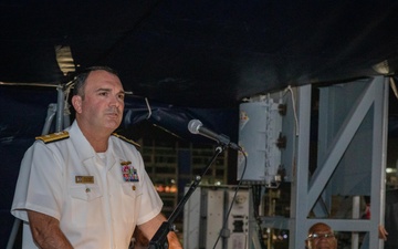 U.S. 7th Fleet Hosts a Big Top Reception Aboard USS Blue Ridge (LCC 19) in Fiji