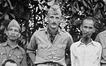 2d Lt. Defourneaux Mingles with French Refugees in China (17 MAY 1945)