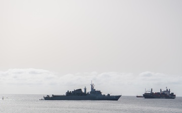 BNS Defensora Departs Cabo Verde, Obangame Express 2025