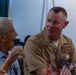 Iwo Jima Veteran celebrates 100th Birthday with Marines, Sailors, family aboard USS North Carolina