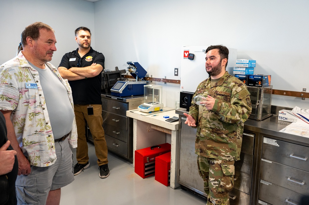 Honorary Commanders go behind the scenes at 436th MGG
