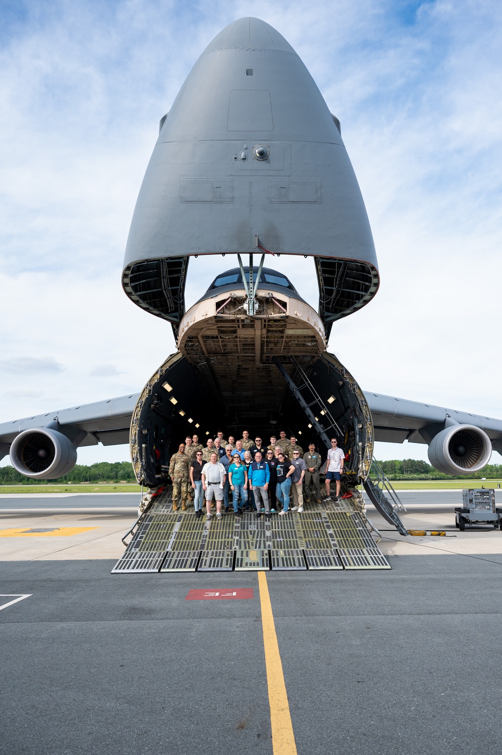 Honorary Commanders go behind the scenes at 436th MGG