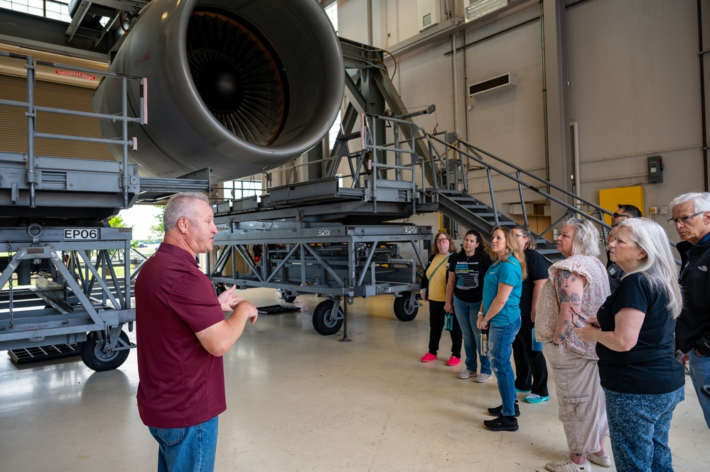 Honorary Commanders go behind the scenes at 436th MGG