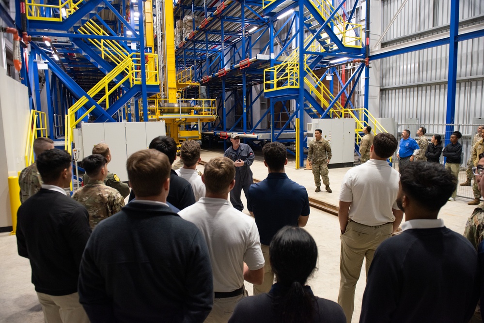 Sac State ROTC cadets tour Travis AFB