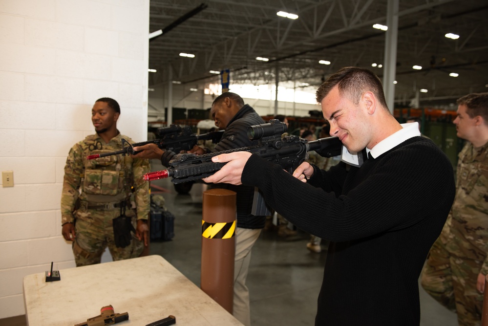 Sac State ROTC cadets tour Travis AFB