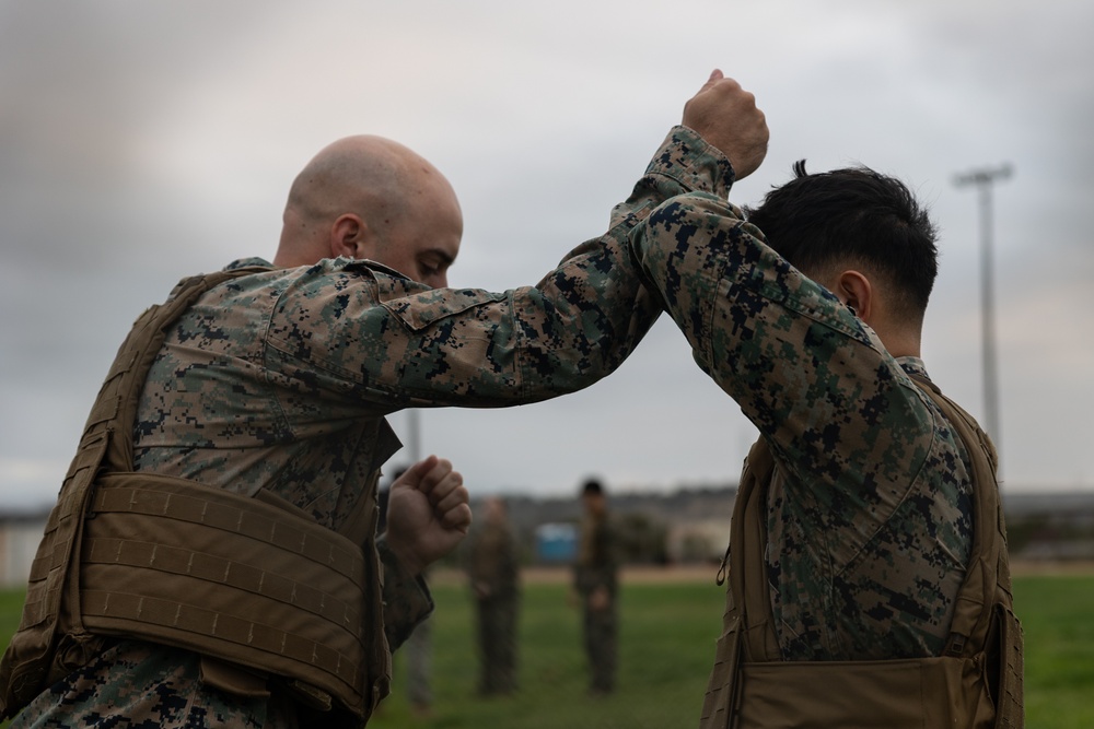 11th MEU Marines take part in the Marine Corps Martial Arts Program