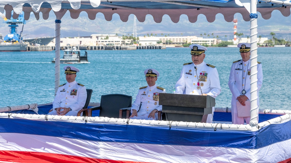 Submarine Squadron 1 Change of Command Ceremony