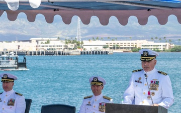 Submarine Squadron 1 Change of Command Ceremony