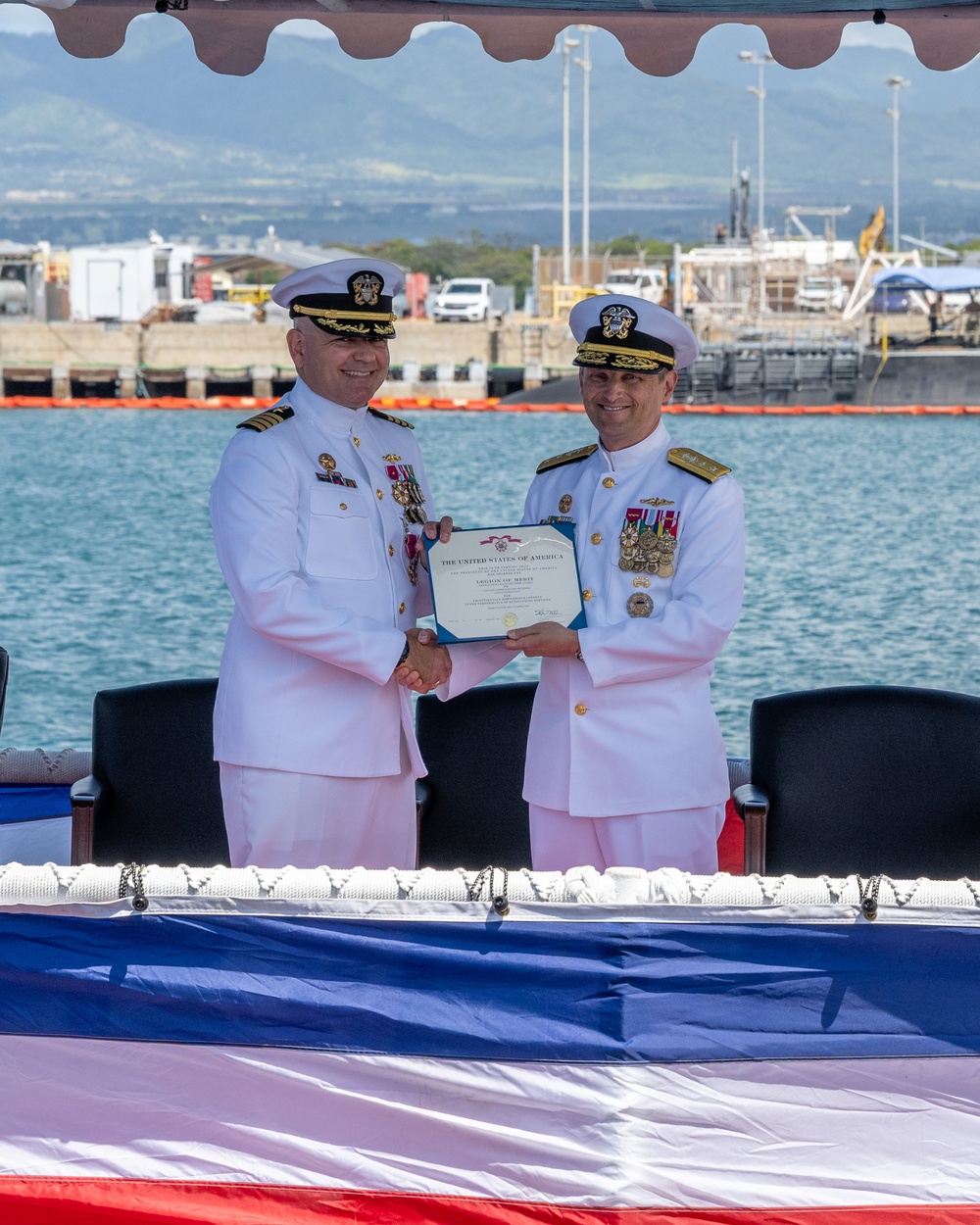 Submarine Squadron 1 Change of Command Ceremony