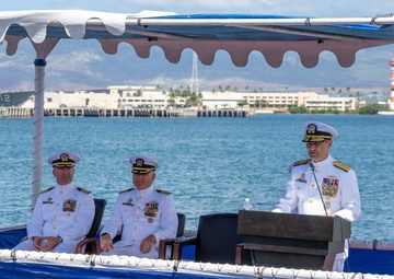 Submarine Squadron 1 Change of Command Ceremony