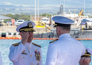 Submarine Squadron 1 Change of Command Ceremony