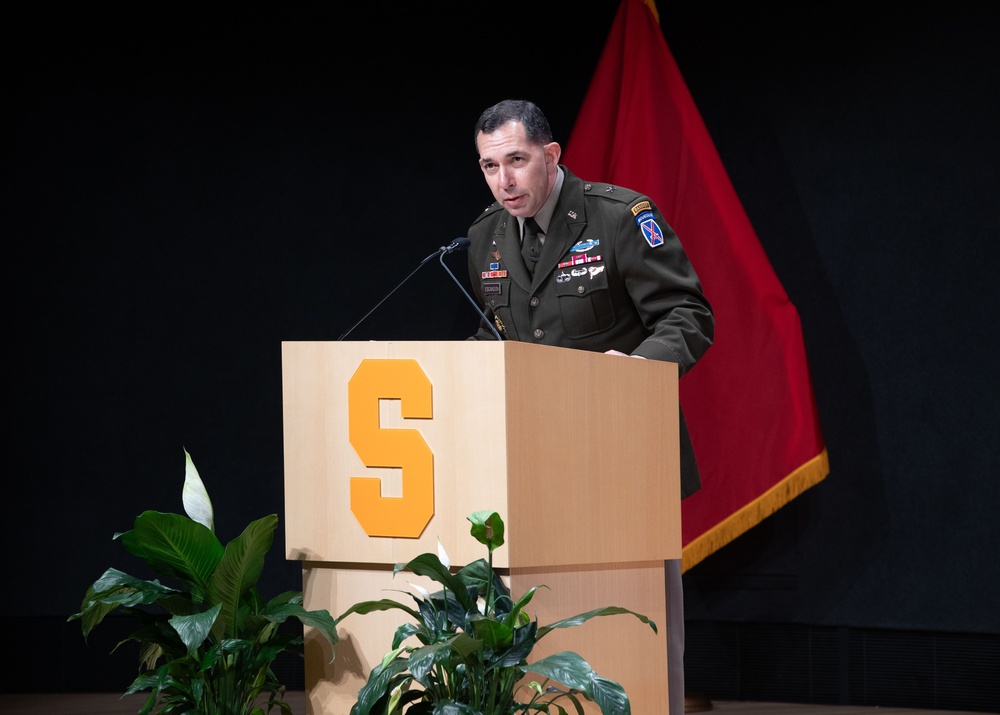 Stalwart Battalion Cadets take the Oath of Office