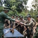 Bushmasters and SAF train with one another