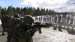 Swift Response 25 | U.S. Marines conduct table five range during NATO exercise in Norway [Image 3 of 6]