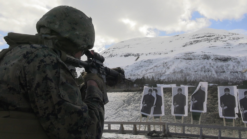 Swift Response 25 | U.S. Marines conduct table five range during NATO exercise in Norway