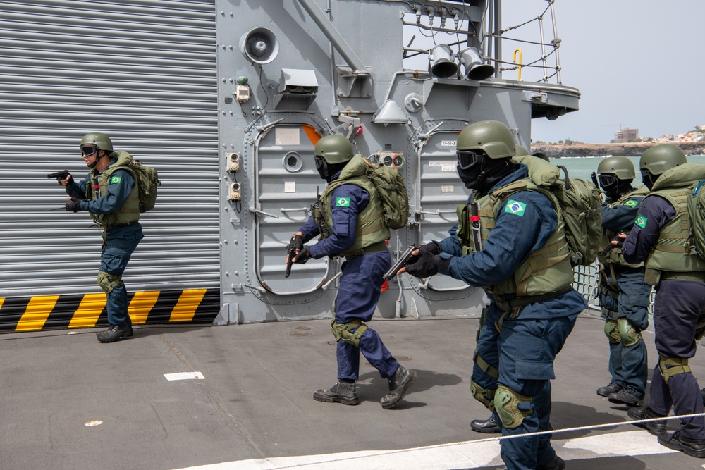 Obangame Express 2025 - Brazilian Navy Simulate VBSS