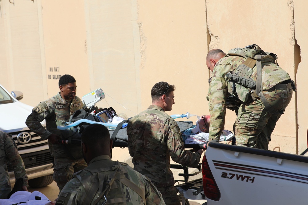 Shaping Greatness: MEDEVAC training builds Expertise at Al Asad