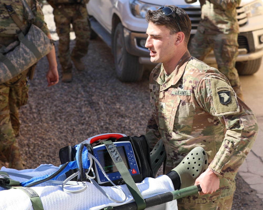 Shaping Greatness: MEDEVAC training builds Expertise at Al Asad