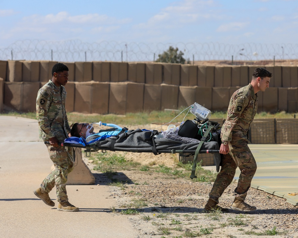 Shaping Greatness: MEDEVAC training builds Expertise at Al Asad
