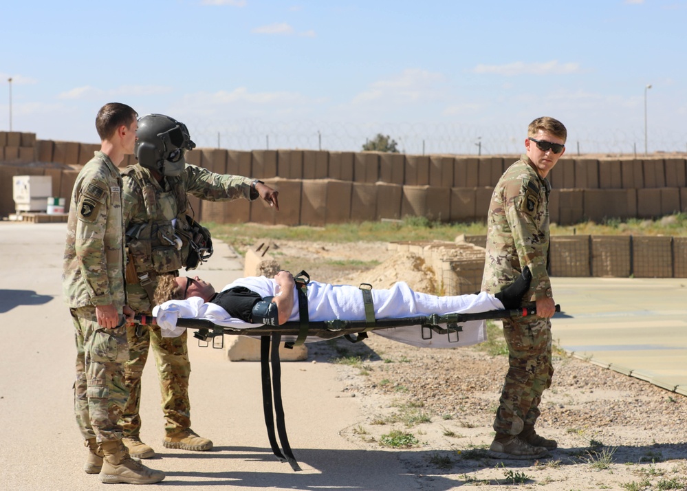 Shaping Greatness: MEDEVAC training builds Expertise at Al Asad