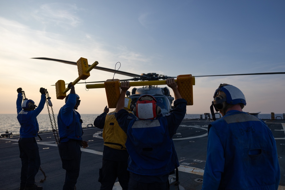 Curtis Wilbur Conducts Flight Operations