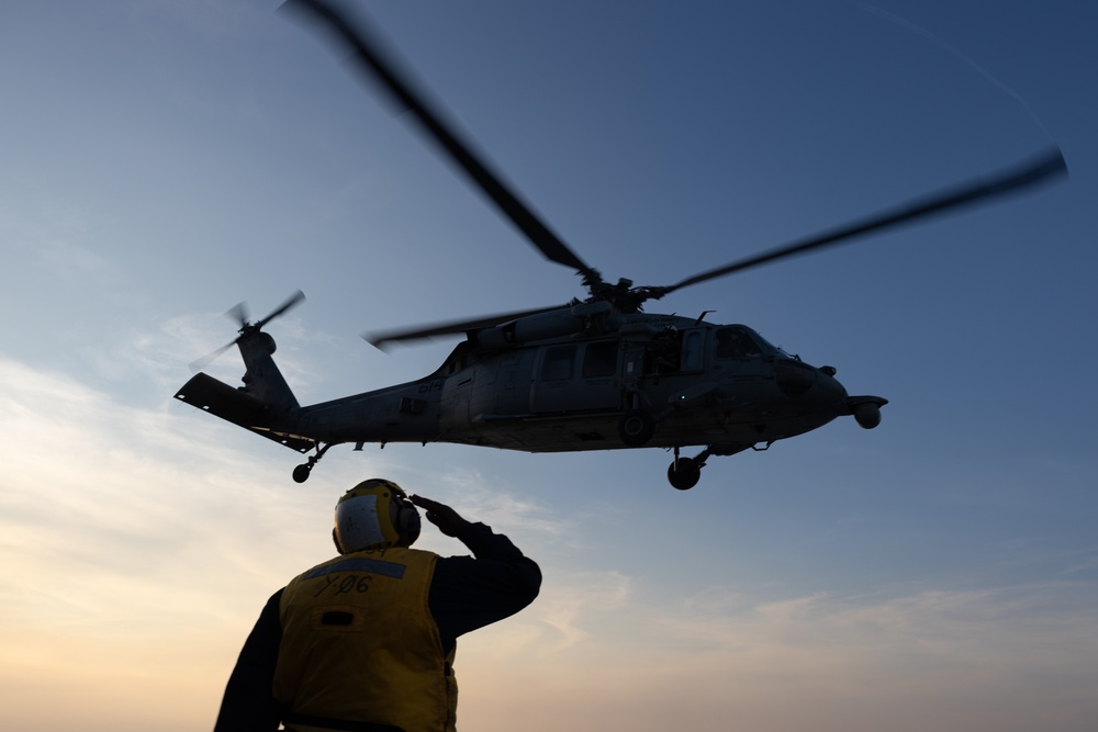 Curtis Wilbur Conducts Flight Operations