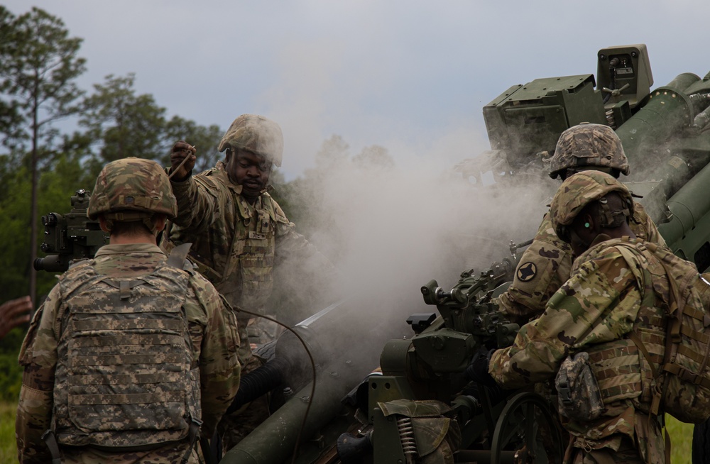 117th Field Artillery conduct annual training at Camp Shelby