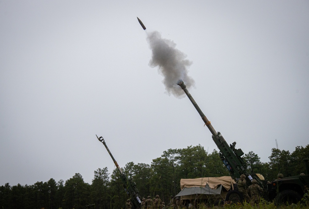 117th Field Artillery conduct annual training at Camp Shelby