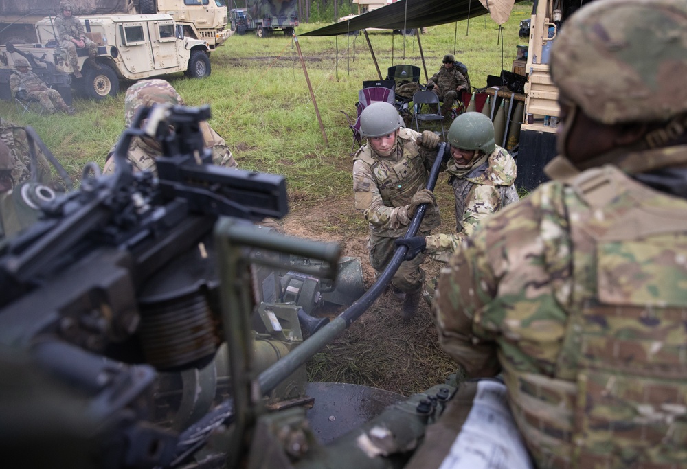 117th Field Artillery conduct annual training at Camp Shelby