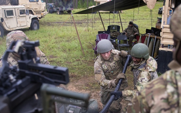 117th Field Artillery conduct annual training at Camp Shelby