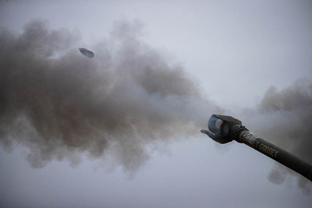 117th Field Artillery conduct annual training at Camp Shelby