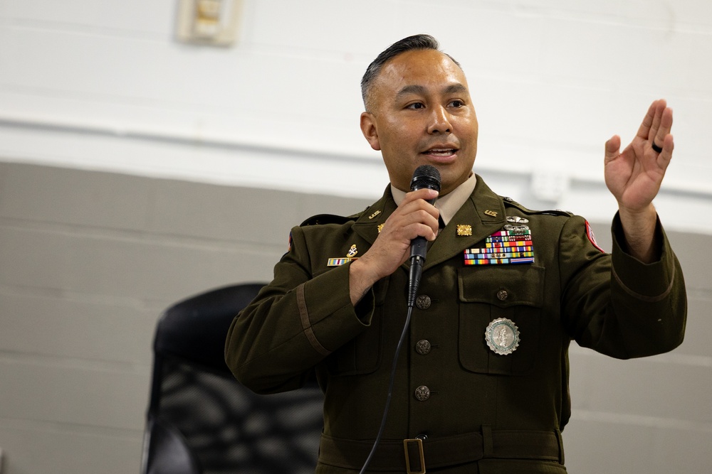 New Jersey National Guard Recruiters Teach Cub Scouts How to Fold The American Flag